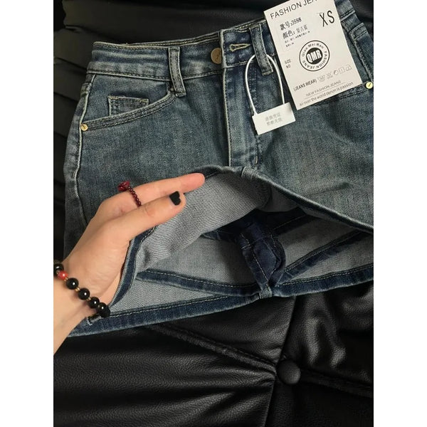 Everyday Denim Utility Skirt